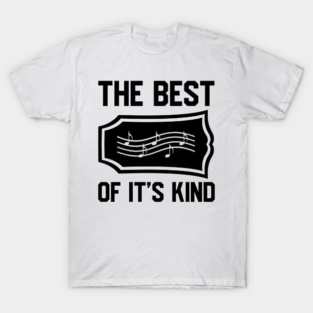 Notes Music Saying Best Musician T-Shirt by Foxxy Merch